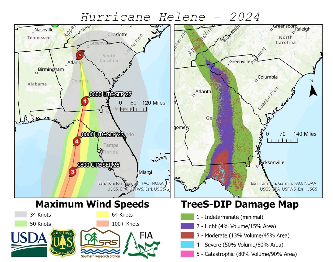 Tallulah River-Hurricane Helene, Georgia